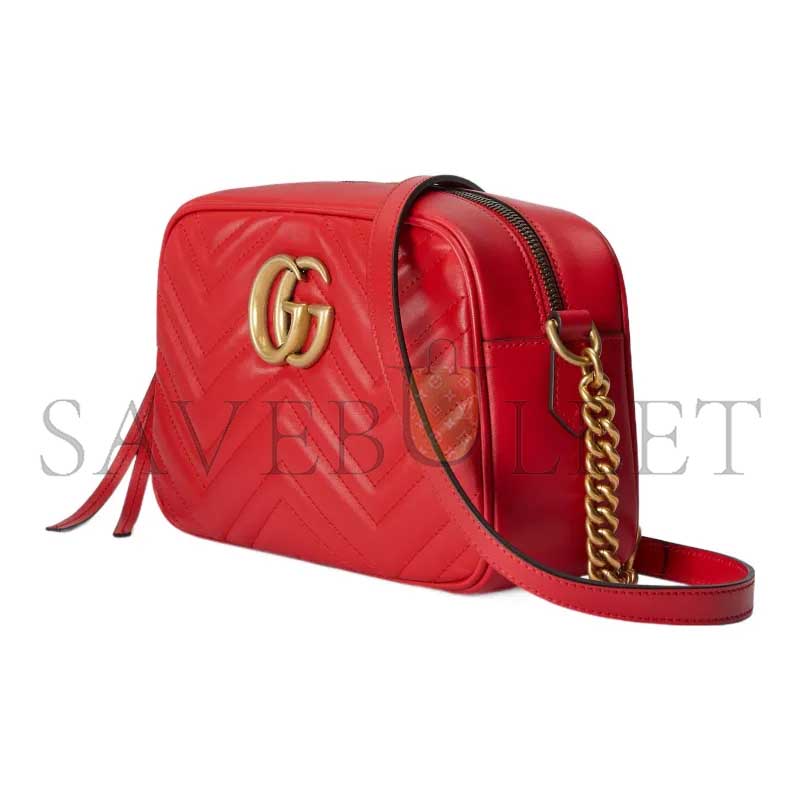 GUCCI MARMONT SMALL MATELASSE SHOULDER BAG 447632 (24*13*7cm)